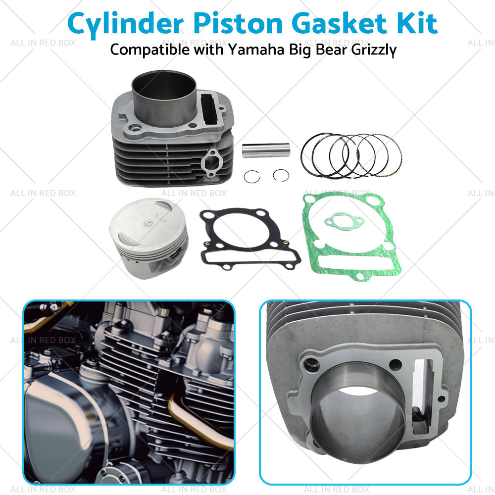 {{ Cylinder Piston Gasket Top End Kit For Yamaha Grizzly 350 YFM350 4x4 2x4 2007-14 }} - Buy Car Parts Online at {{ Kaka Auto Parts }}.