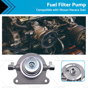 compare product Diesel Fuel Filter Primer Pump 10mm Suitable For Nissan Navara D40 2. 5L 2006-on