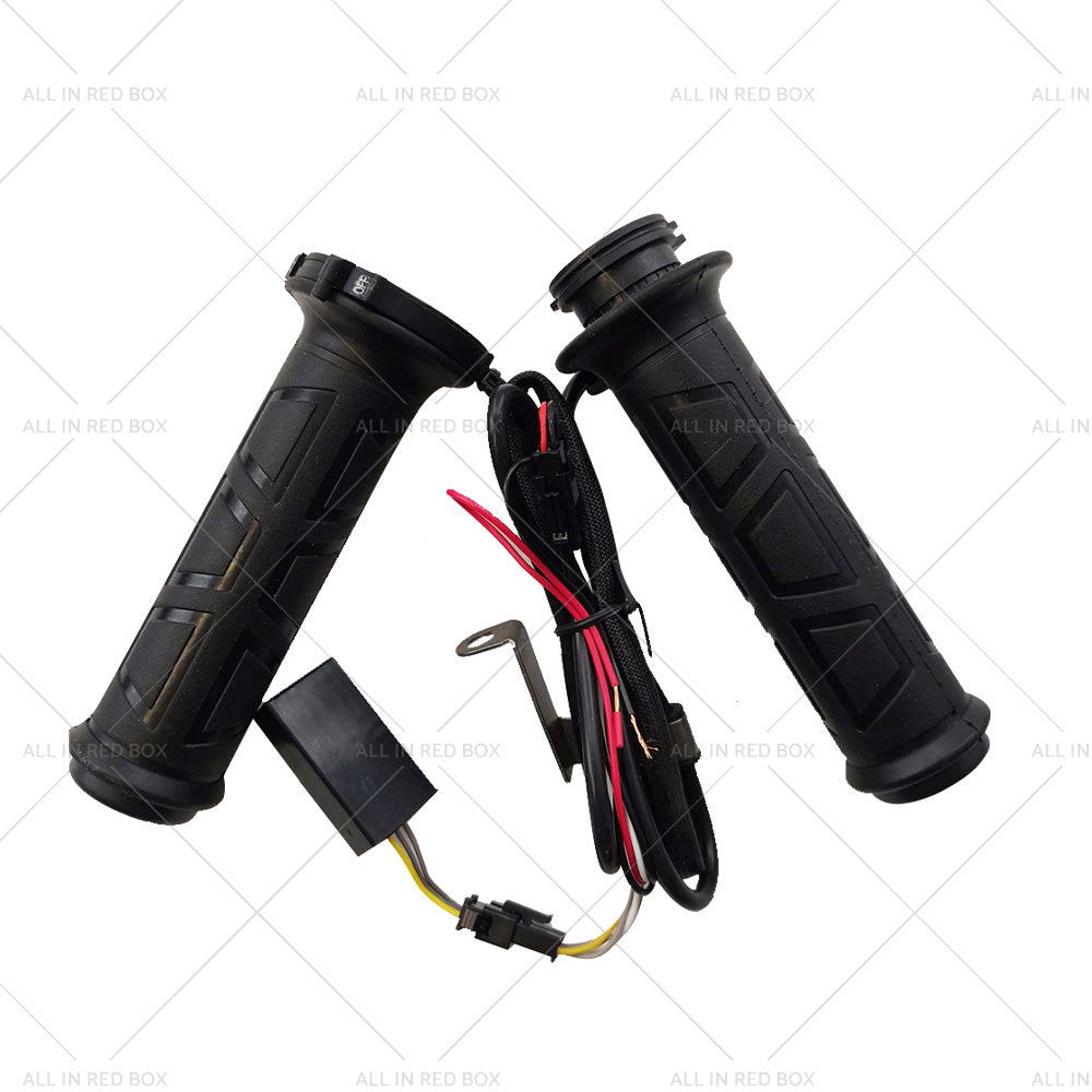 {{ 12v Motorcycle Heated Hand Rubber Grips 22mm 7 8'' Handlebar Grip Adjustable Hot }} - Buy Car Parts Online at {{ Kaka Auto Parts }}.
