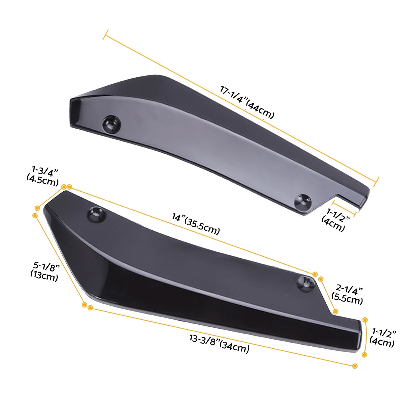 Rear Diffuser Suitable For Mitsubishi Lancer CJ CF Sedan Bumper Spoiler