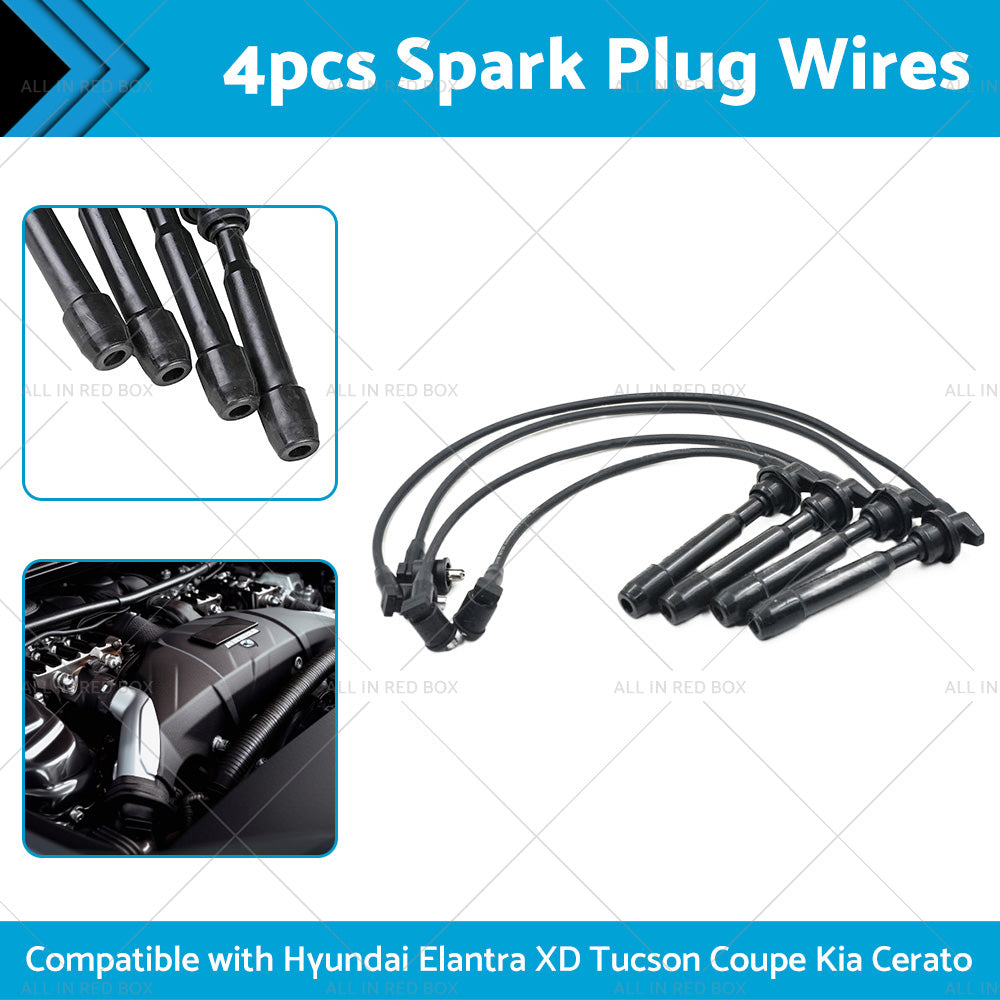 {{ Spark Plug Wire Ignition Lead Suitable for Hyundai Elantra Tucson Coupe Cerato }} - Buy Car Parts Online at {{ Kaka Auto Parts }}.