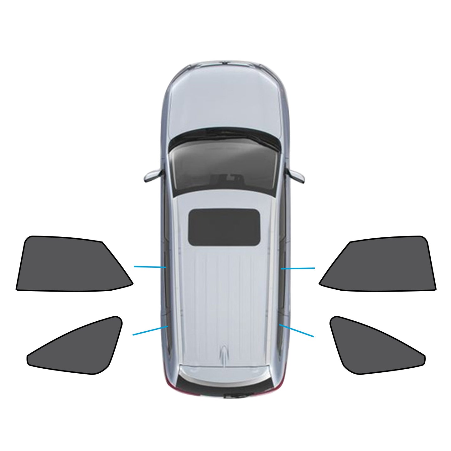 {{ Car Window Magnetic Mesh Sun Blind Shades Suitable for Lexus NX Series 2022-2024 }} - Buy Car Parts Online at {{ Kaka Auto Parts }}.