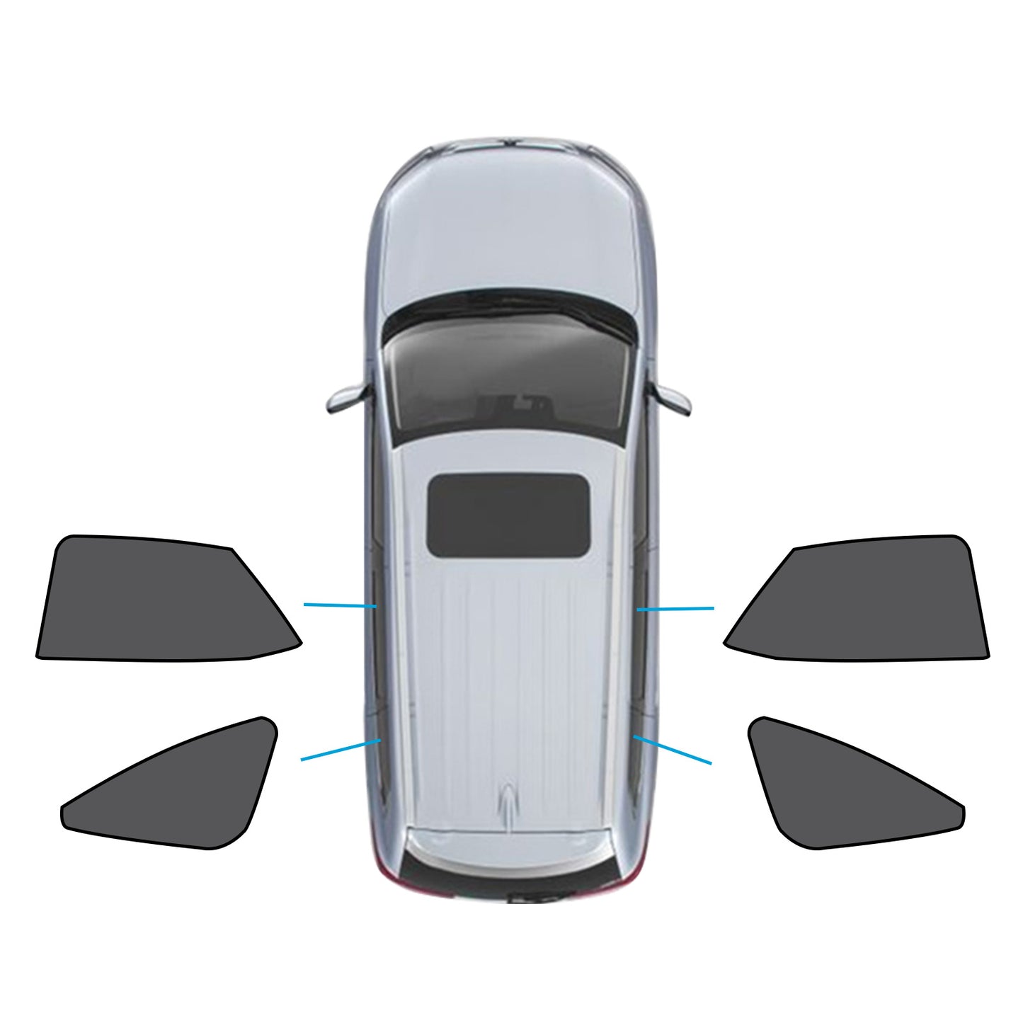 {{ Car Window Magnetic Mesh Sun Blind Shades Suitable for Lexus NX Series 2022-2024 }} - Buy Car Parts Online at {{ Kaka Auto Parts }}.