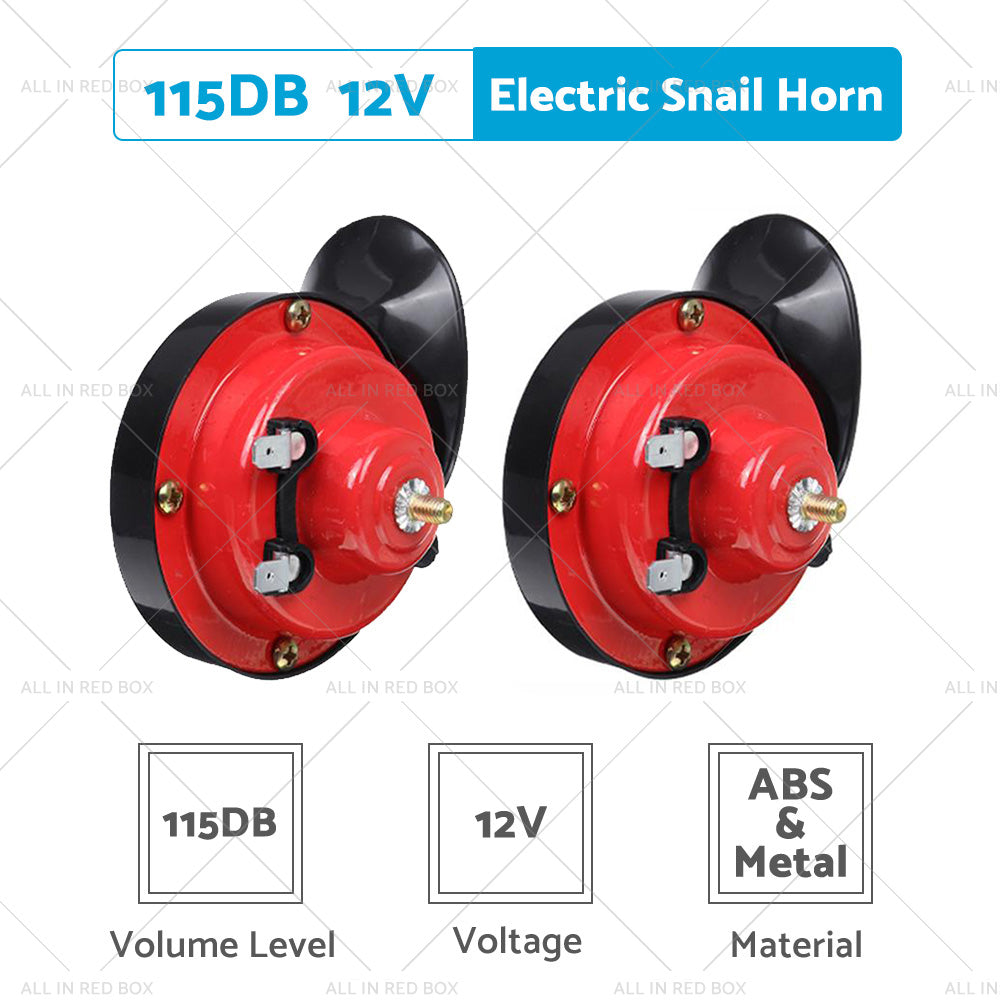 {{ 1 Pair 12V 300DB Super Train Horn For Trucks SUV Car Boat Motorcycles Speaker }} - Buy Car Parts Online at {{ Kaka Auto Parts }}.