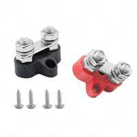 {{ Bus Bar Terminal Blocks Heavy Duty M8+M8 Positive Power Distribution Studs }} - Buy Car Parts Online at {{ Kaka Auto Parts }}.