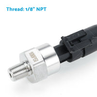 {{ 100PSI 5V 1 or 8NPT Stainless Steel Oil Fuel Air Pressure Transducer Sender Sensor }} - Buy Car Parts Online at {{ Kaka Auto Parts }}.