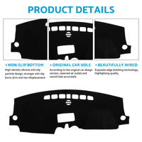 {{ Non-Slip Dash Mat Dashboard Cover Suitable For Audi A1 2012-2018 Polyester Black }} - Buy Car Parts Online at {{ Kaka Auto Parts }}.