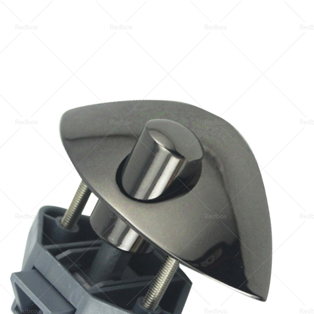 {{ 2x Zinc Alloy Half Moon Handle Push Lock Knob For Camper RV Kitchen Cabin Black }} - Buy Car Parts Online at {{ Kaka Auto Parts }}.