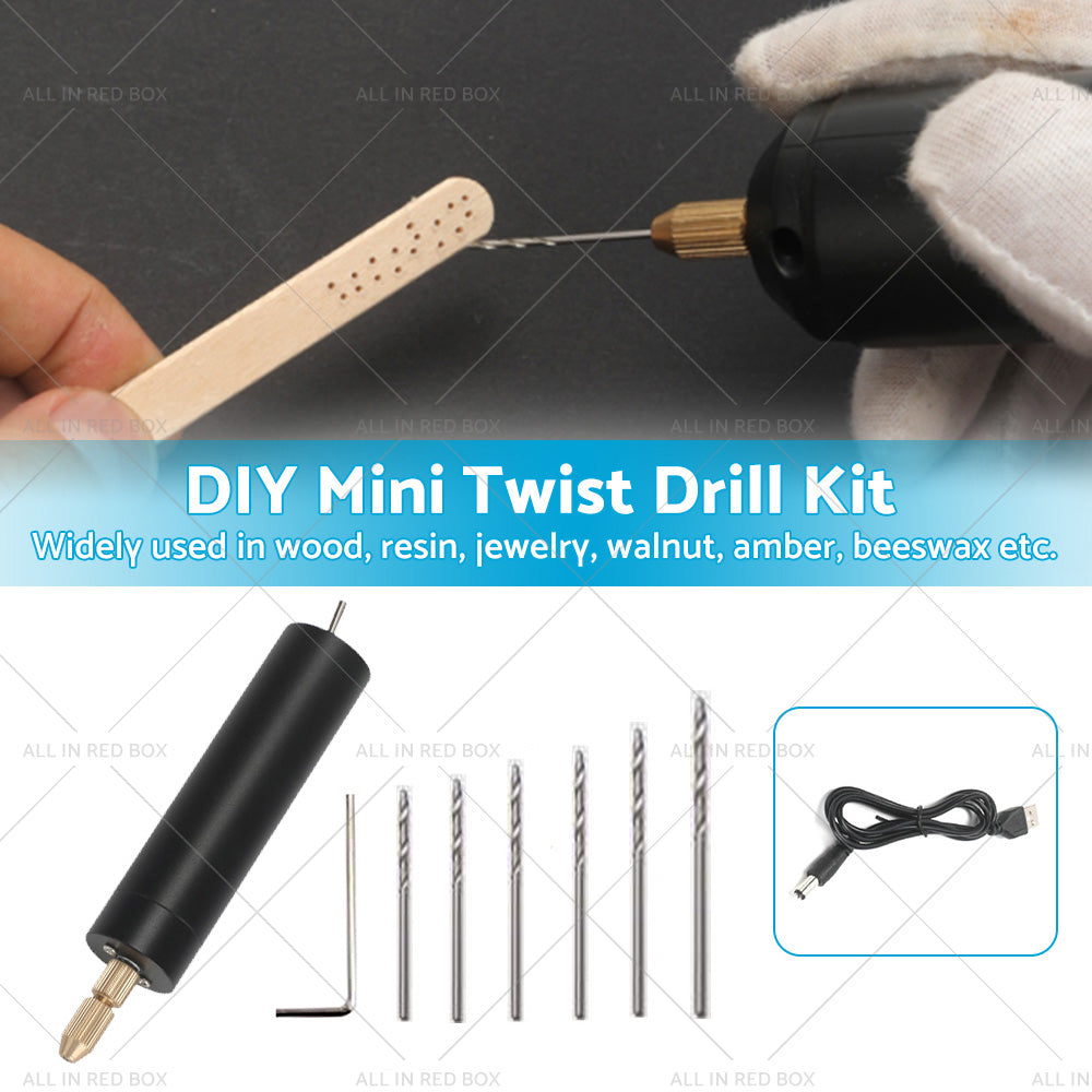 {{ Mini Electric Hand Drill USB Hole Punch DIY Small Jewelry Portable Grinding Tool }} - Buy Car Parts Online at {{ Kaka Auto Parts }}.