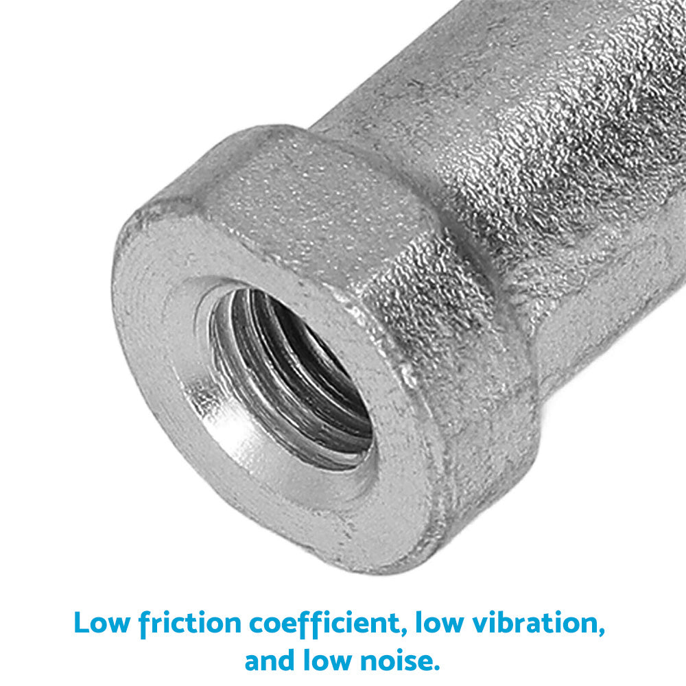 10x Zinc 6mm Female Spherical Plain Rose Joint Bearings Suitable For Left-Hand Threaded Applications