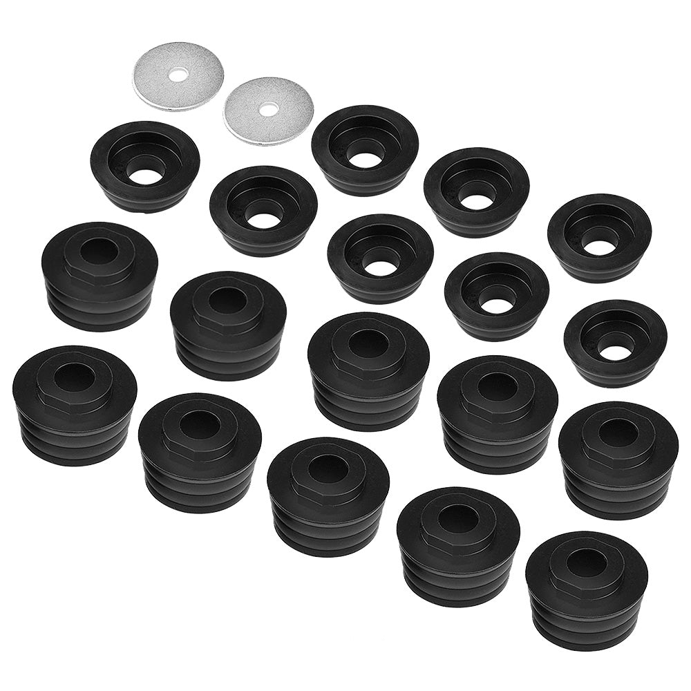 20PCS Polyurethane Body Mounts KF04050BK Suitable for Ford F250 F350 2 or 4WD 99-18