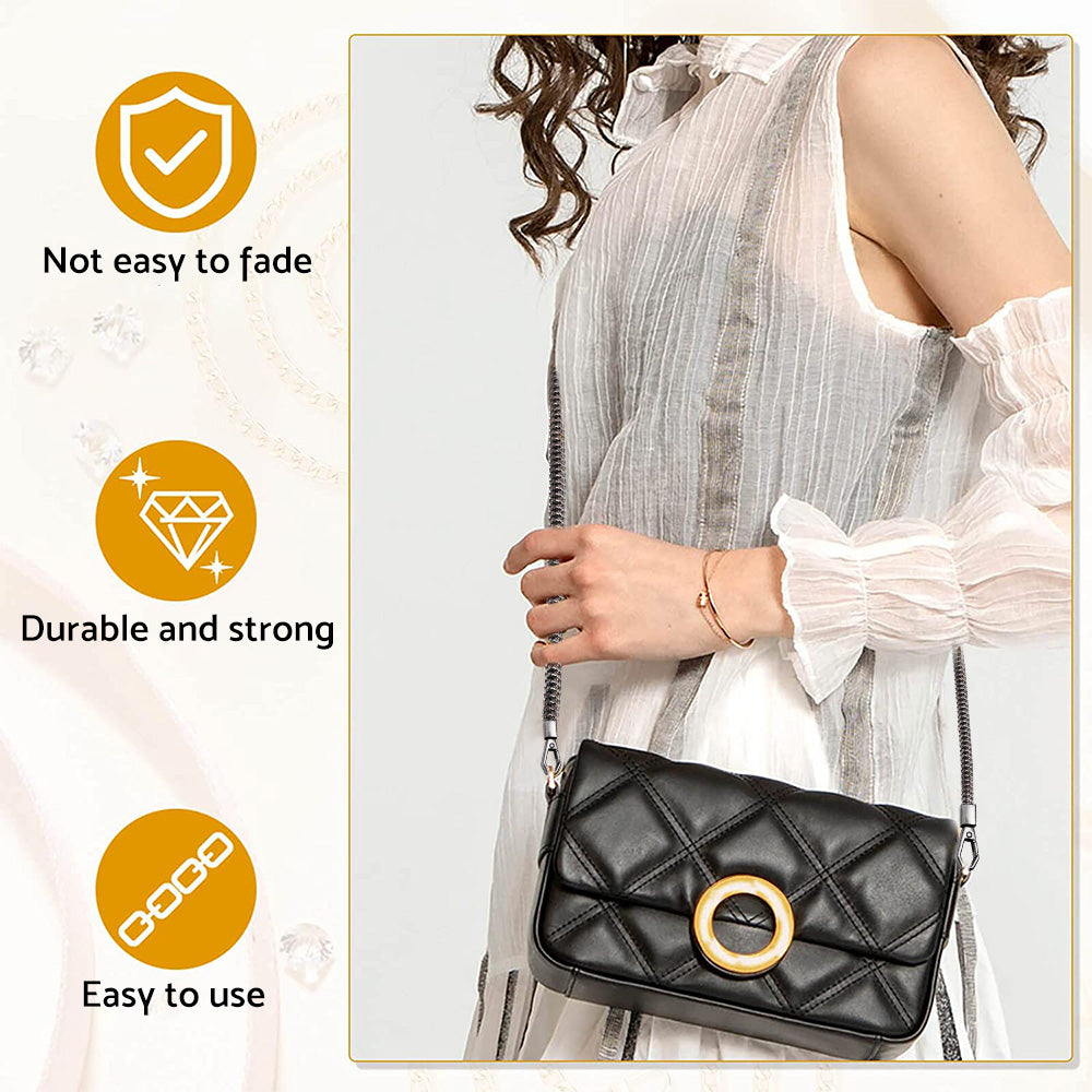 NEW Alloy Black Link Biker Trucker Punk Wallet Chain 16inch 40cm Long