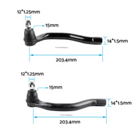 {{ Pair LH+RH Tie Rod Ends Suitable For Honda Civic FD FD1 FD2 FD3 1.3 2006-2012 }} - Buy Car Parts Online at {{ Kaka Auto Parts }}.