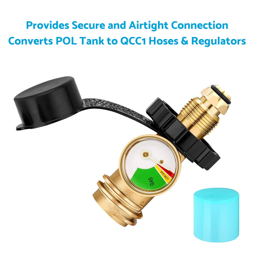 {{ Suitable For QCC Gas Pressure Gauge Level Indicator Propane Gas Bottle Cylinder }} - Buy Car Parts Online at {{ Kaka Auto Parts }}.