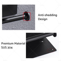 {{ 2x Stainless Steel Paper Toilet Roll Holder Storage Hook + Phone Shelf Bathroom }} - Buy Car Parts Online at {{ Kaka Auto Parts }}.