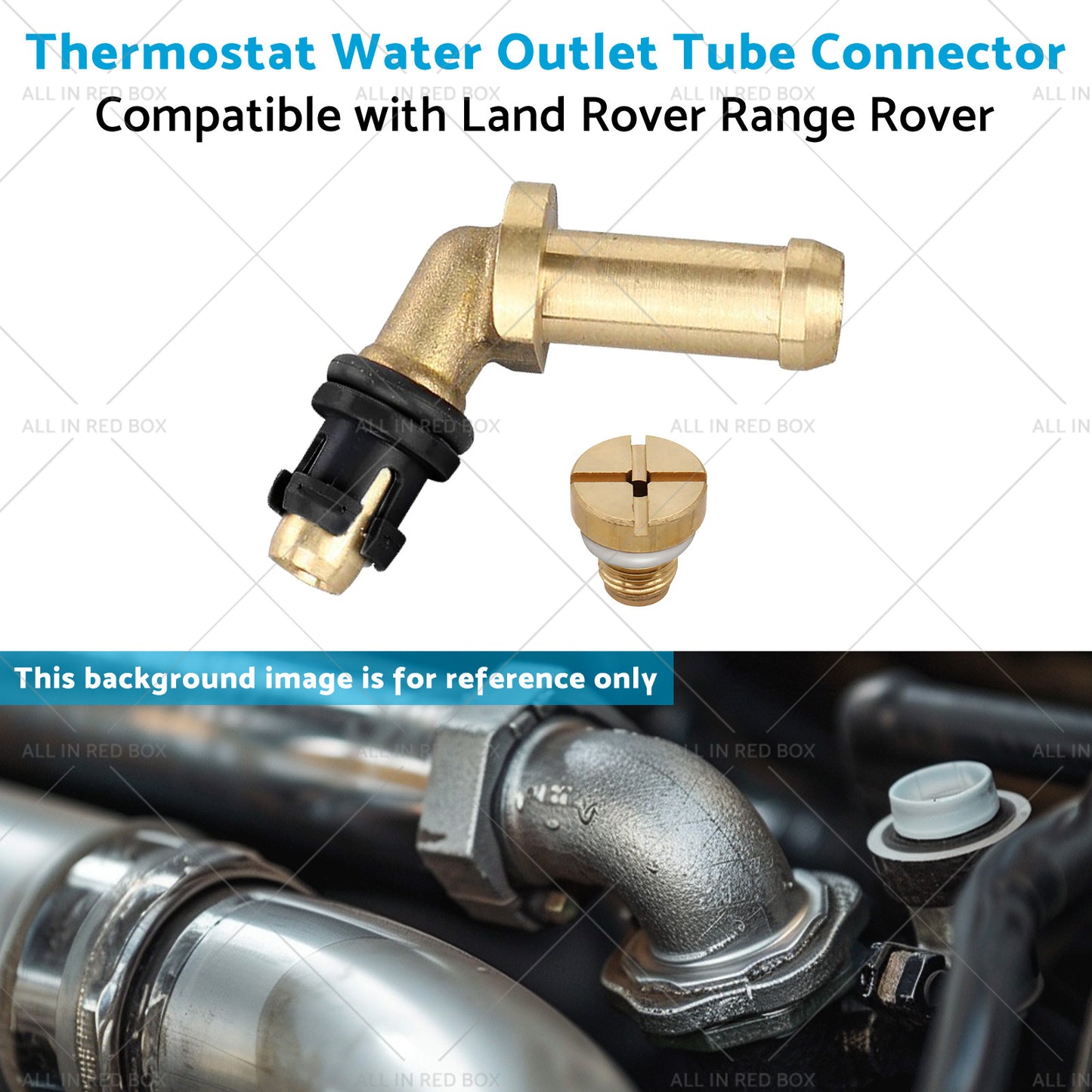 {{ Thermostat Water Outlet Tube Connector Suitable for Land Rover Range Rover 10-13 }} - Buy Car Parts Online at {{ Kaka Auto Parts }}.
