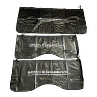 3x PU Leather Magnetic Fender Cover for All Car Models Scratch Protection Mat