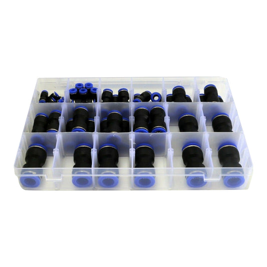 {{ 58pcs Air Line Coupler Push in Hose Joiner Metric Quick Connect Kit Nylon Hose }} - Buy Car Parts Online at {{ Kaka Auto Parts }}.