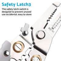 {{ Wire Stripper Pliers Multifunctional Electric Cable Stripper Crimper Cutter Tool }} - Buy Car Parts Online at {{ Kaka Auto Parts }}.