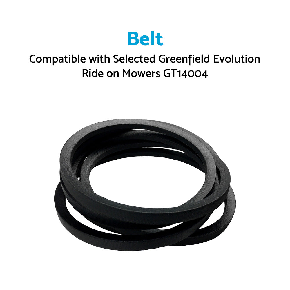 {{ Drive Belt Suitable For Selected Greenfield Evolution Ride on Mowers GT14004 }} - Buy Car Parts Online at {{ Kaka Auto Parts }}.