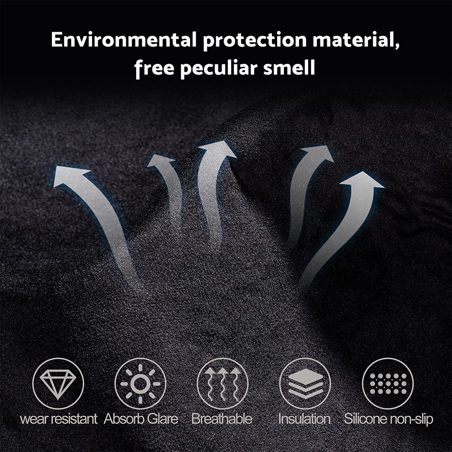 {{ Non-Slip Dash Mat Dashboard Cover Suitable For Audi A1 2012-2018 Polyester Black }} - Buy Car Parts Online at {{ Kaka Auto Parts }}.