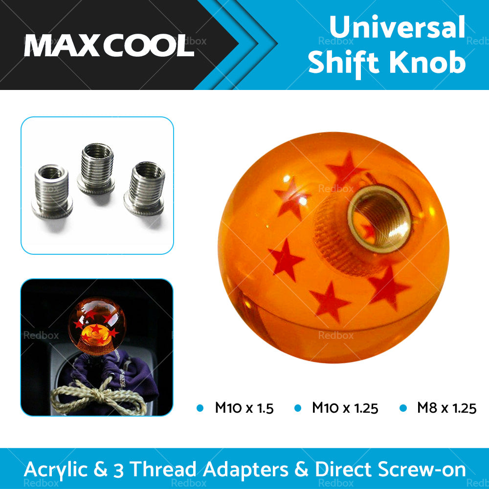 {{ Dragon Ball Z Gear Shift Knob 7 Star With Thread Adapters to Suit Most Models }} - Buy Car Parts Online at {{ Kaka Auto Parts }}.