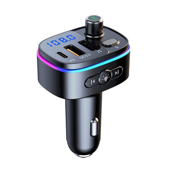 compare product Bluetooth-compatible FM Transmitter Wireless Car Radio Adapter USB Charger Call
