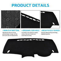 Non-Slip Dash Mat Suitable For Honda Jazz GE 2008-2014 Dashboard Cover