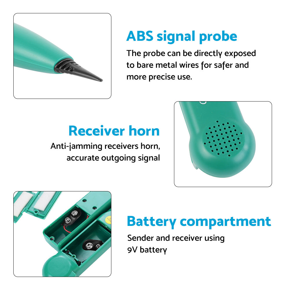 Cable Finder Tone Generator Probe Tracker Suitable For Wire, Network, and Telephone