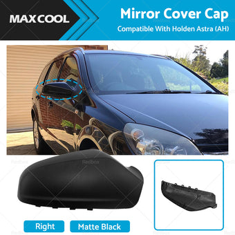 compare product Right Side Matte Black Mirror Cover Cap Suitable For Holden Astra  AH  2005-2009