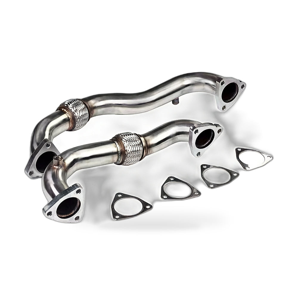 Polished Up Pipes No EGR Suitable for Ford F-250 F-350 2008-2010 6.4L - ZT2