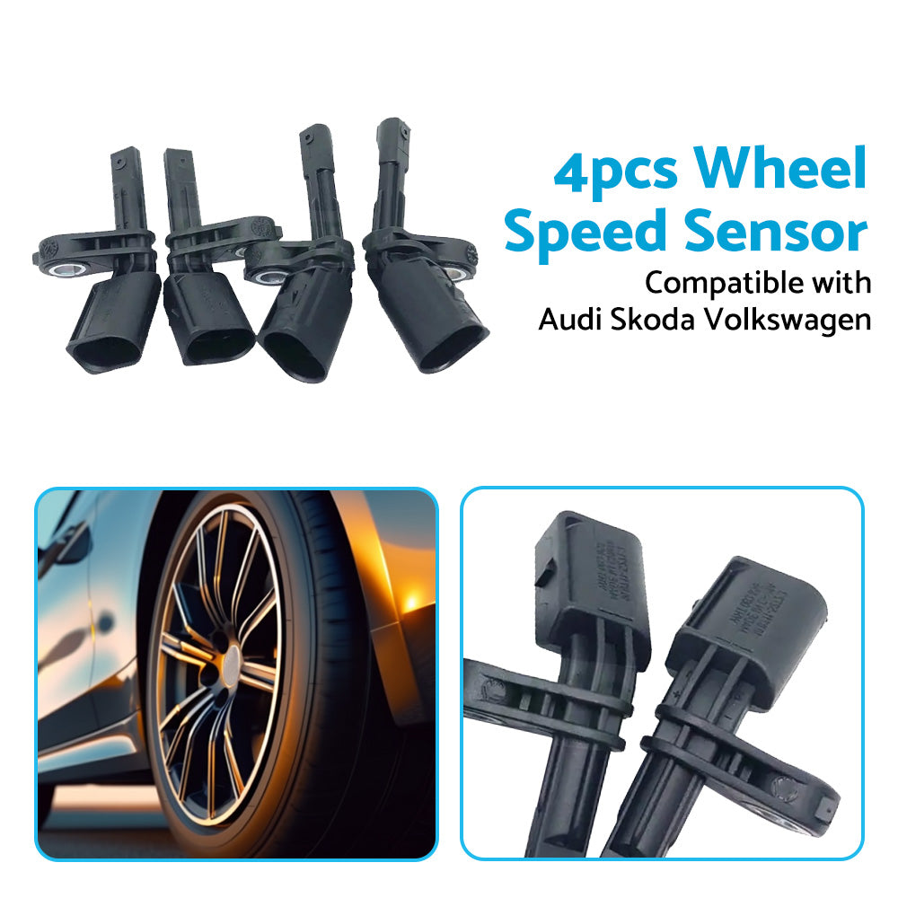 {{ 4PCS Front Rear ABS Wheel Speed Sensor Suitable For VW Golf Jetta Passat Tiguan }} - Buy Car Parts Online at {{ Kaka Auto Parts }}.
