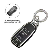 Remote Key Fob Case Cover Black & Silver TPU Suitable For Chery Omoda 5 2022-2025