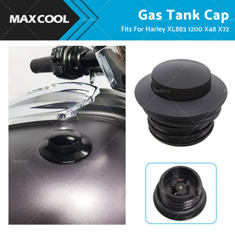 compare product Black Flush Gas Tank Cap Fuel Cover Fit For Harley Touring Sportster XL883 1200