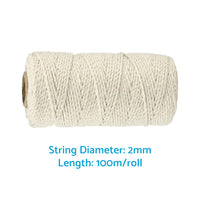 {{ Cotton Twine Natural Jute Twine Packing Twines Bakers Twine Gift Wrapping Crafts }} - Buy Car Parts Online at {{ Kaka Auto Parts }}.