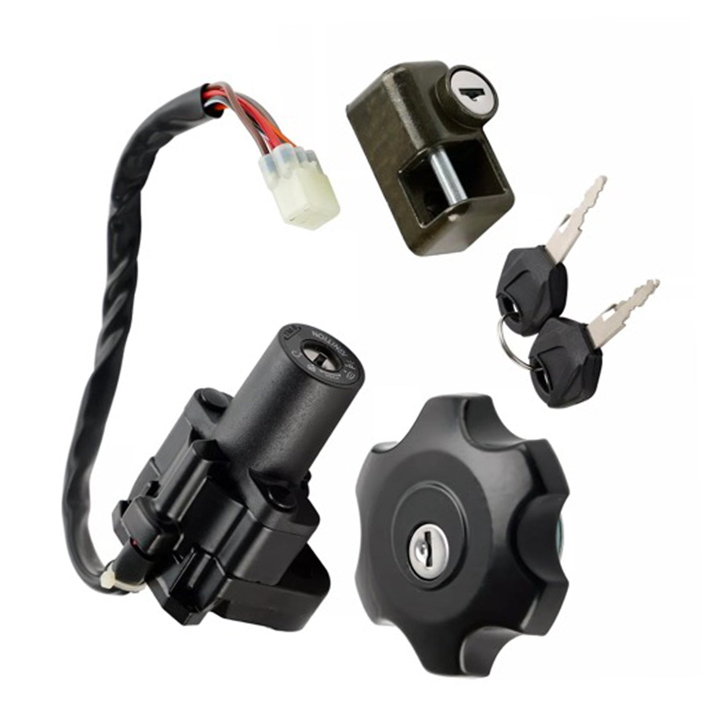 {{ Ignition & Fuel Cap Seat Lock Set Suitable for Suzuki DR650 DR650SE 1996–2022 }} - Buy Car Parts Online at {{ Kaka Auto Parts }}.