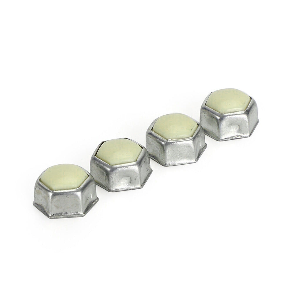 Set Of 4 Steering Lock Stop Bolt Caps With Nuts Suitable For Nissan Navara D22 4WD