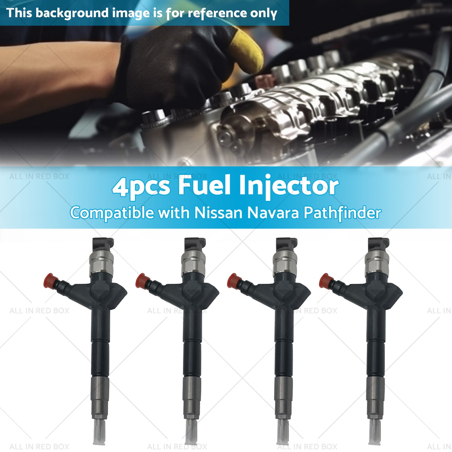{{ 4x 095000-5650 Diesel Injector Suitable for Nissan Navara Pathfinder 095000-5655 }} - Buy Car Parts Online at {{ Kaka Auto Parts }}.