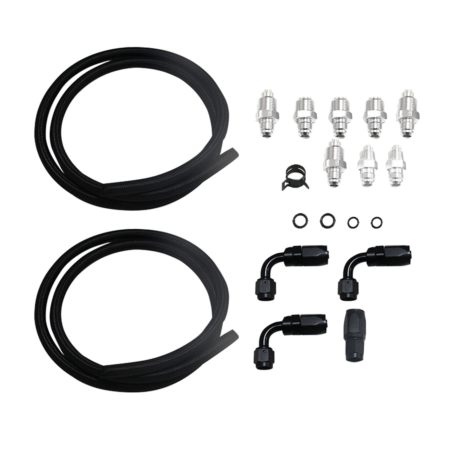 Power Steering Pump Hose Kit Suitable for LS LS1 LS3 Swap Pressure Return Line