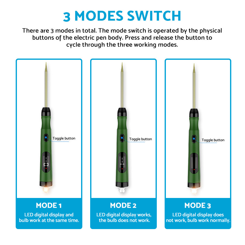 Auto Car Circuit Tester Pen Probe Light Tool 6V 12V 24V Circuit Voltage Measure