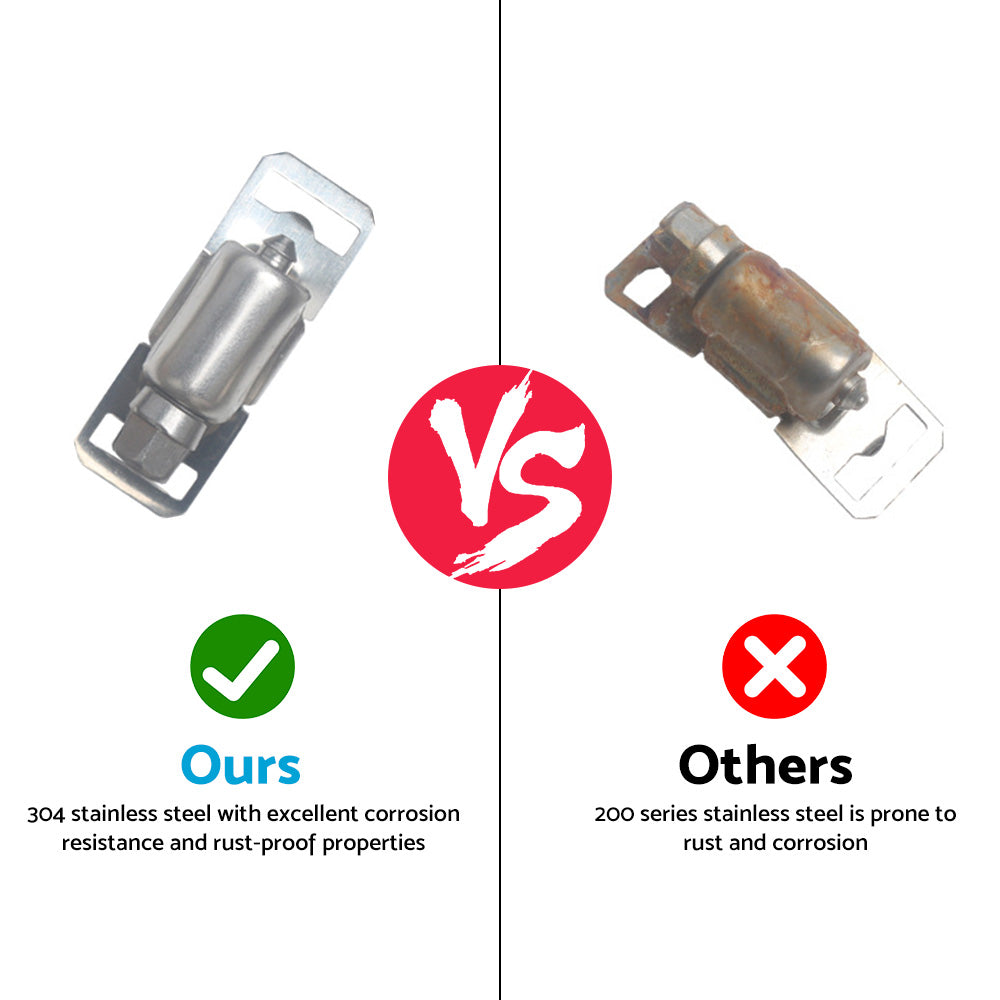 304 Stainless Steel Worm Clamp Hose Clamps with Fasteners Suitable For DIY Adjustable Use