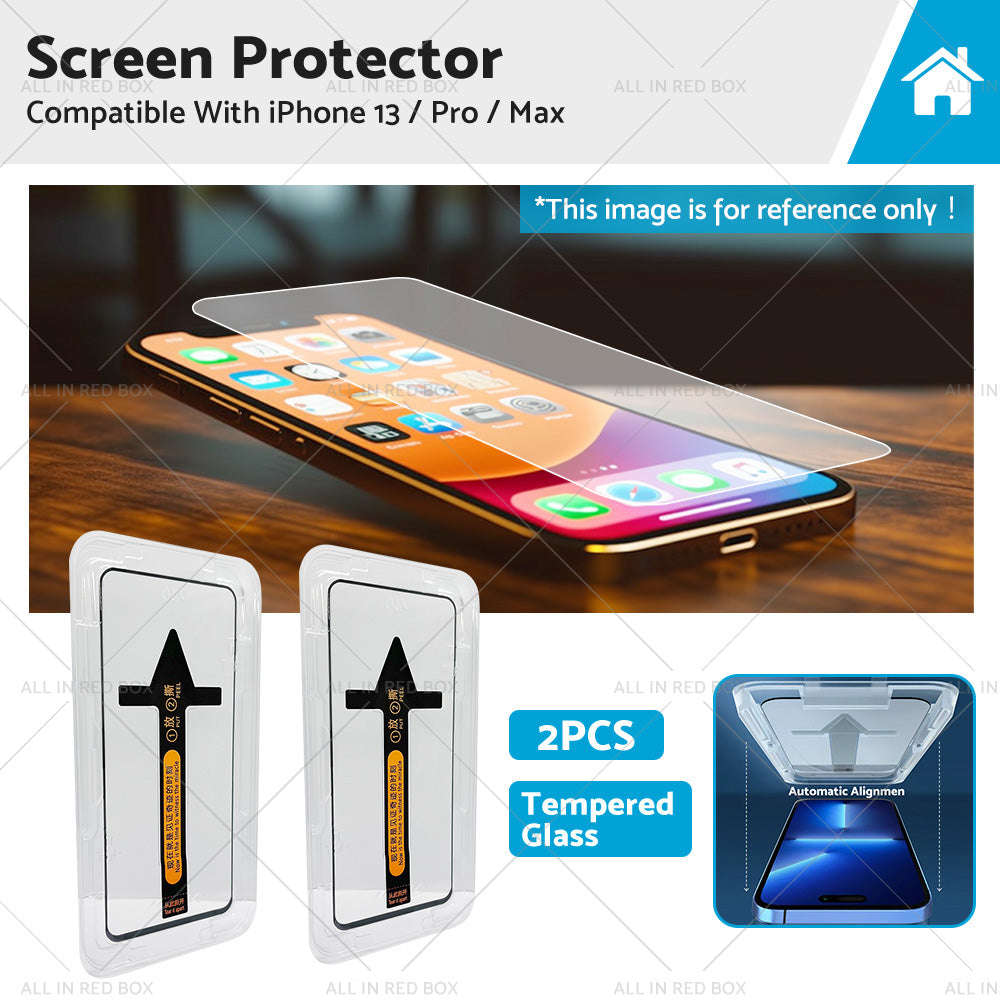{{ 2PCS Screen Protector Tempered Glass Suitable For iPhone 13 Pro Max }} - Buy Car Parts Online at {{ Kaka Auto Parts }}.