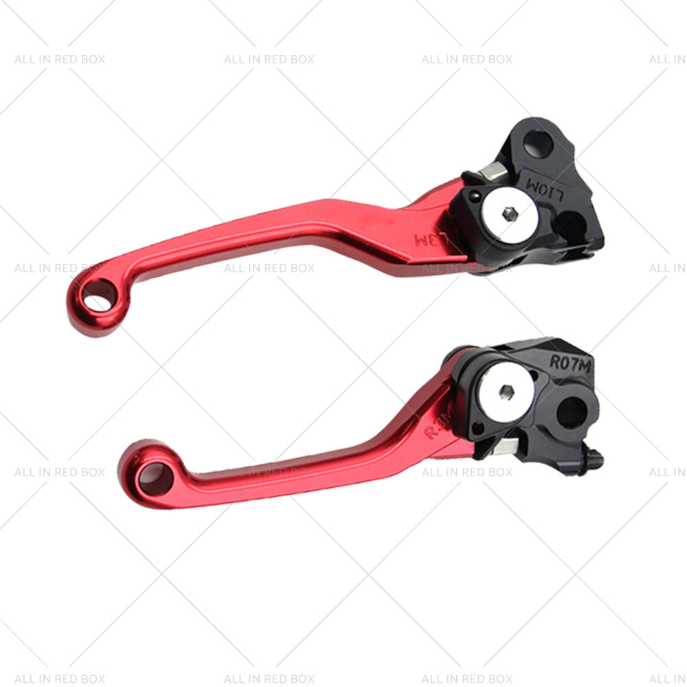 {{ Pair Pivot Brake Clutch Lever Red Suitable For Honda CRF250R CRF450R 2007-2012 }} - Buy Car Parts Online at {{ Kaka Auto Parts }}.