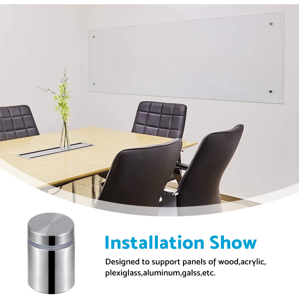 20x Stainless Steel Standoff Bolts Suitable For Sign & Advertisement Mounting