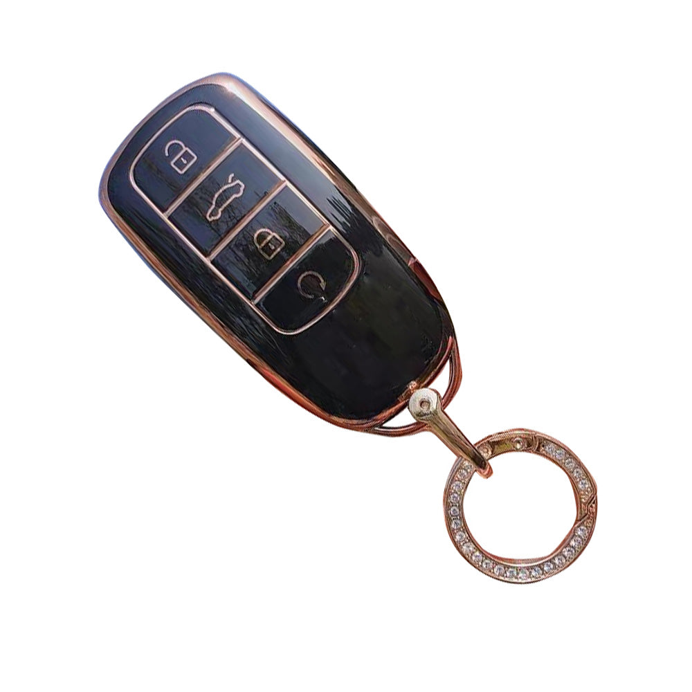 Car Remote Key Fob Case Cover Black TPU Suitable For Chery Omoda 5