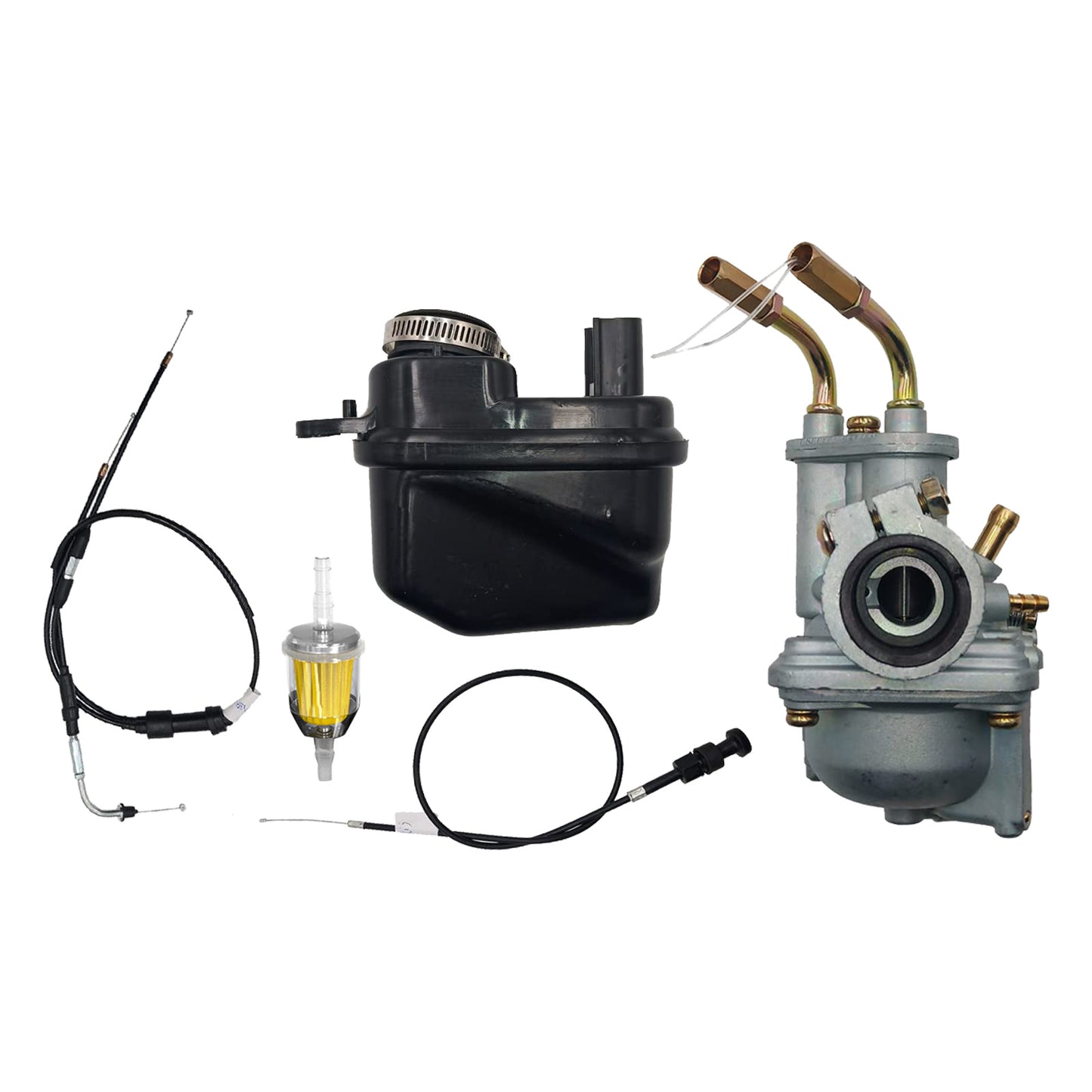 Carburetor Air Filter with Throttle & Choke Cable Suitable For Yamaha Peewee PW50 / PY50