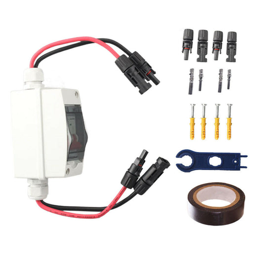 PV Isolator Switch DC 500V 32A IP65 Disconnect Circuit Breaker Suitable For Solar Panels