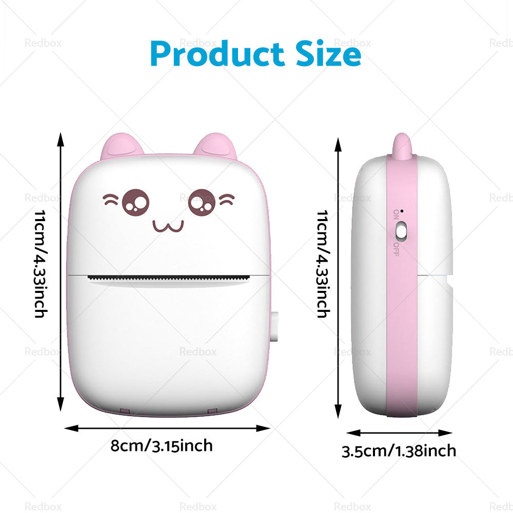 {{ Pocket Thermal Printer Mini Blue-tooth Mobile Phone Label Photo Printing Machine }} - Buy Car Parts Online at {{ Kaka Auto Parts }}.