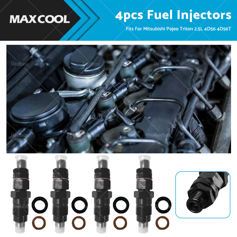 {{ 4PCS Diesel Fuel Injectors Suitable For Mitsubishi Pajero Triton 2. 5L 4D56 4D56T }} - Buy Car Parts Online at {{ Kaka Auto Parts }}.