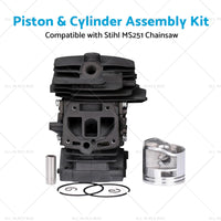 {{ Piston  and  Cylinder Kit 44mm 1143 020 1207 Suitable For Stihl MS251 Chainsaw }} - Buy Car Parts Online at {{ Kaka Auto Parts }}.